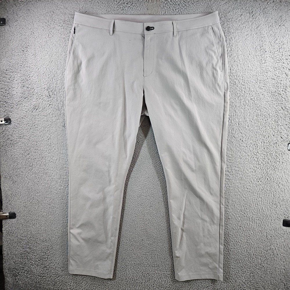 Public Rec All Day Every Day Pants Mens 42x32 Light Gray Performance Trousers